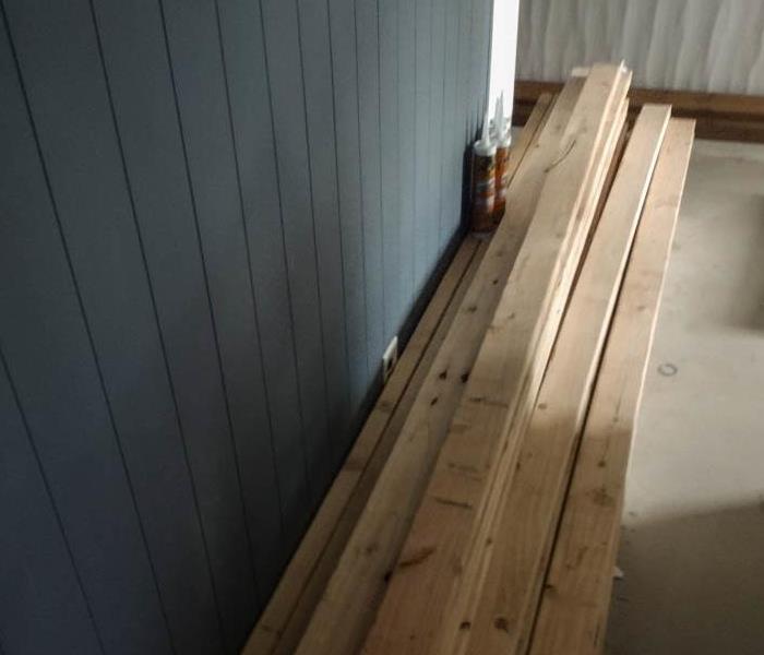 Wood planks for reconstruction project
